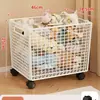 Caja de Almacenamiento de Juguetes para Niños Hogar Gran Capacidad Súper Grande Canasta Organizadora de Muñecas Bebé Caja de Almacenamiento Móvil para Artículos Varios