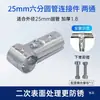 Conector Redondo para Tubo de 25 mm 6 mm Pieza de Fijación para Tubo de Hierro Accesorios Sujetadores para Tubo de 6 mm Hebilla de Fijación para Tubo Galvanizado