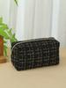 Bolsa de Alambre Dorado, Elegante, Bolsa Pequeña para Cosméticos de Fragancia, Bolso de Mano Cuadros Portátil de Gran Capacidad, Billetera de Moda, Neceser