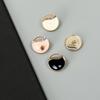 Botões Pequenos de Metal Estilo Chanel com Haste Alta, Botões Multicor para Costura Manual DIY, Botões Decorativos para Casacos e Jaquetas Femininas Atacado