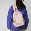 Mochila de Color Sólido Estilo Japonés, Mochila Casual Versátil para el Trabajo para Mujeres, Bolso Cruzado Multifuncional de Doble Uso, Bolso de Hombro Deportivo para Ciclismo