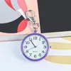 Llavero Específico para Examen Reloj de Bolsillo para Estudiantes Niños Pantalla de Números Grandes Reloj de Enfermera Transparente Nicho Nuevo Reloj de Cuarzo