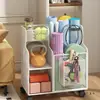 Cesta de Almacenamiento para Esterilla de Yoga, Estante de Almacenamiento para Equipo de Fitness en Casa con Ruedas, Estante de Almacenamiento tipo Sandwich para Baloncesto y Bádminton