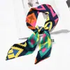 Bolsa de alça decorativa versátil estilo coreano para primavera e verão lenço de seda fita estreita fina cinto de fita lenço de fita para mulheres