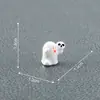 Micro Paisagem Halloween Desenho Animado Trem Fantasma Miniaturas Decoração DIY Fofa Acessórios Mini Enfeites de Mesa