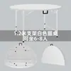 Mesa Redonda Simples Dobrável para Uso Doméstico, Mesa Redonda Grande de Plástico, Mesa Dobrável para Barracas de Comida ao Ar Livre, Mesa e Cadeiras para 10 Pessoas