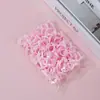 100/Paquete Anillo de Pegamento para Extensiones de Pestañas y Tatuajes, Anillo de Pegamento con Forma de Corazón, Taza para Mezclar Colores