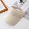 Chapéu de Sol Aberto Novo Estilo Primavera e Verão para Mulheres, Proteção Solar para Esportes ao Ar Livre, Boné de Beisebol Versátil Casual Moda Coreana