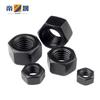 Tuerca Hexagonal 304 Acero Inoxidable Cinc Negro Tuerca Hexagonal Exterior M2M3M4M5M6M8M10M12M14