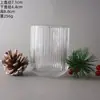 Copo de Água de Vidro Vintage de Alta Qualidade com Listras Verticais Copo de Suco Doméstico Copo de Leite Copo de Chá Copo de Bebida para Restaurante