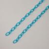 Cadena Colorida Acrílica Hebilla Única 13*8mm Larga 50cm Cadena Colorida Sólida Cerrada Accesorios para Bolsas de Juguetes de Joyería DIY