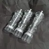 Botella de Pimienta Acrílica, Botella de Condimento de Gama Alta, Frasco de Condimento para Restaurante Occidental, Botella de Plástico para Condimento en Polvo, Salero Transparente, Botella de Sal