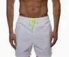 Pantalones Cortos de Playa de Secado Rápido para Hombre, Boardshorts Casuales de Color Sólido, Cintura Elástica con Cordón y Bolsillos, Tallas Grandes hasta 5XL, Bañadores de Verano
