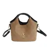 Bolsa de Cesta de Mimbre Grande Bordada con Hilo Yang Shulin para Mujer 2026 Nueva Vintage Monograma Bolso de Hombro Cruzado de Lujo Ligero