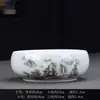 Maceta de flor de hada del agua cerámica cobre Herba hidropónica Torre bambú una hoja loto cuenco loto Herba Lysiana maceta especial sin agujero tamaño grande pequeño