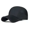 Boné de Beisebol Respirável para Uso Externo de Secagem Rápida, Proteção Solar Lisa de Verão, Ajustável, Moderno, Esportivo, com Tela