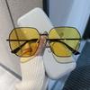 Gafas de Sol Nuevas 2023 Poligonales Gafas de Sol con Protección Solar para Mujer Verano Anti-UV Gafas de Sol de Gama Alta
