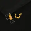 Corpo Inteiro Prata de Lei S925 Banhado a Ouro 24K Fecho de Rosca Universal Fecho de Grão de Pimenta Acessórios para Joias DIY Fecho Versátil Acessórios de Prata