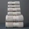 Toalla Cuadrada de Algodón Transfronteriza de 6 Piezas Set de Toallas de Baño Toalla Extra Gruesa para el Hogar Lavado de Cara y Baño Toalla de Playa de Algodón Puro