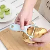 Pelador Multifuncional de Frutas, Pelador de Verduras, Pelador de Manzanas y Pepinos para Cocina, Herramienta Multipropósito, Rallador