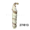 Peluca trenzada rizada en espiral africana de onda suelta recta y curva de 24 pulgadas