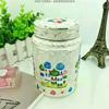 Latas de Chá Finas Pintadas Artesanato de Gotejamento de Óleo Caixa de Presente Latas de Presente com Relevo Personalizado huixingw