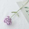 Flores Artificiais Acabadas, Flores Feitas à Mão, Tricô de Lã DIY, Buquês de Crochê Caseiros, Flores Acabadas de Lã Margarida Pequena