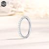 Piercingwholesale Aretes de Titanio Anillo para la Nariz Anillo para el Labio Anillo Abierto con Circonio Incrustado Joyería para Piercing Anillo para el Hueso de la Oreja