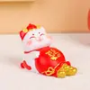 Adornos Lindos de Gato de la Suerte, Decoración Creativa para Escritorio de Oficina, Muñecos de Gato, Regalos para Niñas, Manualidades de Resina al por Mayor
