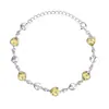 Amazon Pulsera de Piedra de Nacimiento Transfronteriza Pulsera de Amor Joyería de Moda Aniversario Cumpleaños Regalo para Mujeres Venta al por Mayor