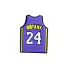 [Nba] Lakers Kobe Jordan James Crocs Acessórios DIY Charms de Sapato de PVC Fivela de Sapato Clipe DIY