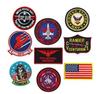 Piloto de Aviação Topgun Zhuangzhi Lingyun Conjunto Completo de Braçadeira Americana Velcro Fã Militar Distintivo de Moral