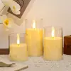Lámpara de vela electrónica simulación balanceo Lámpara led Amazon copa acrílica cera Navidad cumpleaños boda luces