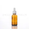 Frasco Conta-gotas de Vidro Marrom Atacado com Ponta de Borracha, Frasco para Óleo Essencial 10ml 15ml, Frasco à Prova de Luz, Frasco para Amostra Cosmética e Perfume