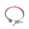 Abrazadera rápida para conducto de aire de acero inoxidable abrazadera de tubo con reborde galvanizado abrazadera rápida de presión manual abrazadera de tubo sellada abrazadera de barril