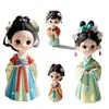 Llavero de Dama de la Corte de la Dinastía Tang Colgante para Coche y Bolso Muñeca Linda de Estilo Antiguo Regalo Decoración para el Día del Niño Colgante