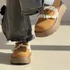 Zapatos Birkenstock de plataforma gruesa para aumentar la altura, con lazo dulce, cobertura total, para mujer, nuevo estilo de otoño 2026, adecuados para faldas, zapatos de estilo francés de suela blanda