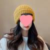 Xizang Oeste Sichuan Roupa de Viagem Gorro de Lã Tricotado Infantil Outono e Inverno 2024 Novo Versátil Quente Pile Chapéu Frio