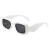 Gafas de Sol Cuadradas de Moda con Montura Pequeña, Gafas de Sol Angulares Personalizadas, Gafas Hip-Hop Disco para Celebridad de Internet Transfronteriza Femenina, Street Shooting
