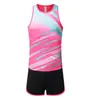 25 Traje de Atletismo I Uniforme del Equipo de Competición Estudiantil Chaleco de Velocidad Ropa Deportiva de Entrenamiento Carrera de Maratón Atletismo Pelota