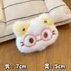 Llavero Colgante de Muñeca de Peluche de Dibujos Animados Lazo Accesorios de Hello Kitty Bolso Accesorios para Pantuflas