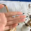 Pendientes de Plata de Ley S925 Estilo Coreano Lujo Accesible con Circonita 5A Diamante de Alto Carbono Forma de Corazón Pendientes de Moda Elegantes para Mujer Venta Caliente Transfronteriza