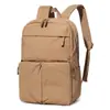 Mochila Forestal Transfronteriza para Hombres y Mujeres, Color Sólido de Gran Capacidad Versión Coreana Mochila Escolar Versátil, Mochila para Escuela Secundaria, Mochila para Estudiante Universitario