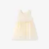 Vestidos Infantiles de Comercio Exterior Transfronterizo, Lindos Vestidos de Princesa de Malla para Niñas de Verano, Vestidos Infantiles Europeos y Americanos, Vestidos sin Mangas tipo Tanque
