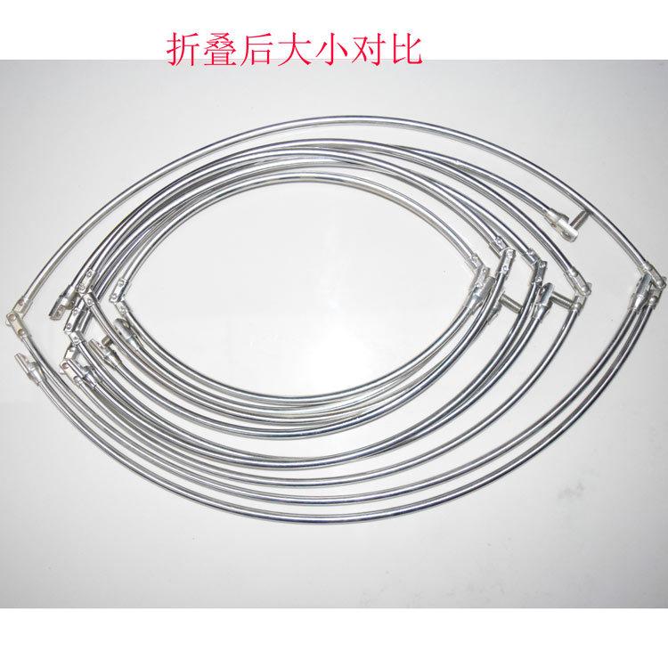 不锈钢折叠抄网圈35 40 45-50-60多款