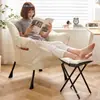 Sofá perezoso sofá individual pequeño silla de dormitorio de estudiante silla de computadora silla reclinable de ocio para balcón de dormitorio en casa