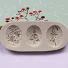 Varios Moldes de Silicona para Pasteles Fondant Serie Copo de Nieve Navideño, Moldes para Hornear Decoración de Gomitas Árbol de Navidad