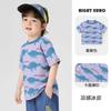 Conjunto de Verão para Meninos Europeus Camiseta de Manga Curta e Shorts Jeans Roupa Infantil Bebê Menino Verão Estilo Fino
