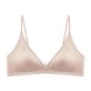 Sujetador de tirante fino estilo francés de puro deseo para mujeres con poco busto, verano, sin costuras, copa triangular, espalda bonita, estilo fino