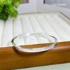 Pulsera de Plata Pura 9999 para Mujer, Pulsera Floral Sólida de Empujar y Jalar, Joyería de Moda Versátil Única de Estilo Joven de Alta Gama